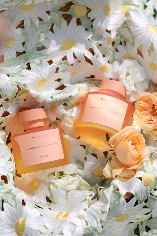 White Peach Aroma Reed Diffuser