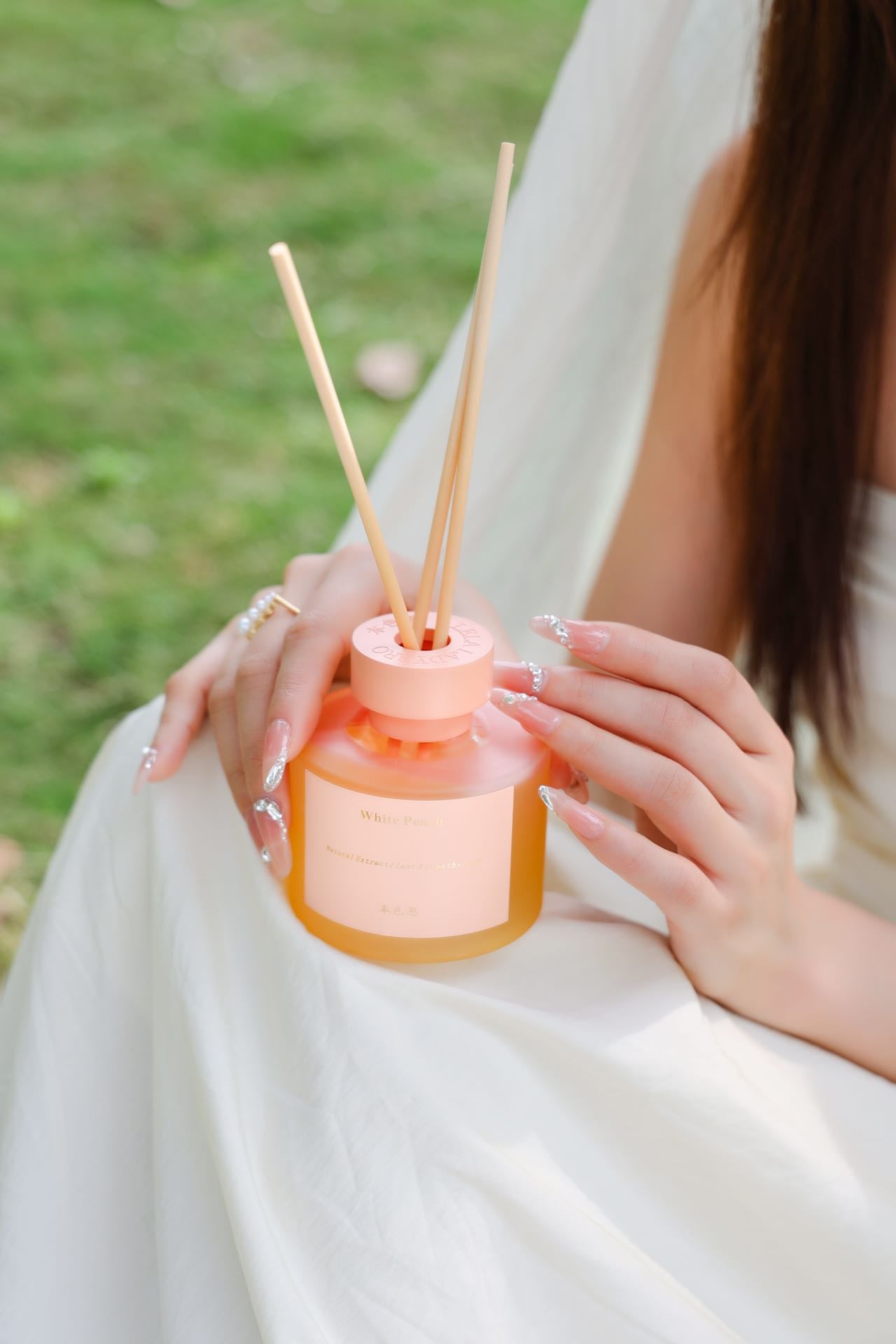 White Peach Aroma Reed Diffuser 150mL
