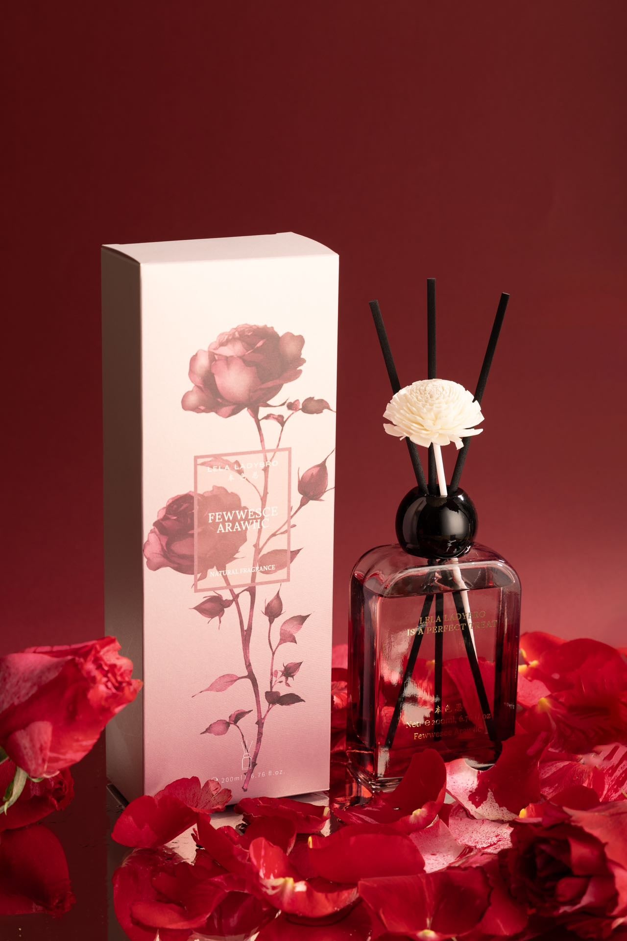 Bulgarian Rose Aroma Reed Diffuser 200mL